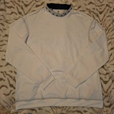 Adidas Equipment Primegreen Wind Crew Longsleeve Poloshirt XL Weiß Mock Neck