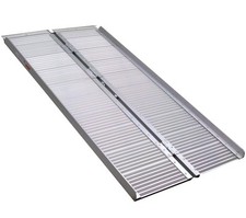 Alu Rollstuhlrampe 150cm klappbar Rampe Rollirampe 06146 Auffahrrampe Laderampe