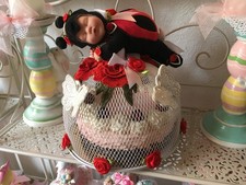Deko Erdbeer-Sahne Torte