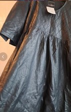 Echtleder A Line Kleid