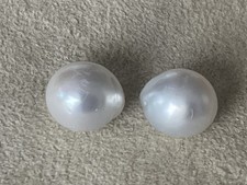2 große SüdseeZuchtperlen