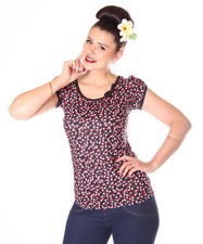 Liquor Brand Hearts  Girl Doll Rockabilly Herzchen retro T-Shirt