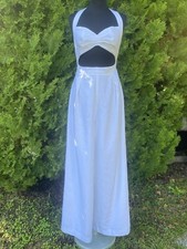 ZARA Overall Cut Out weiß