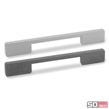 Möbelgriff Bügelgriff Lars BA 192mm Designgriff Betonoptik SCHÜCO ALU COMPETENCE