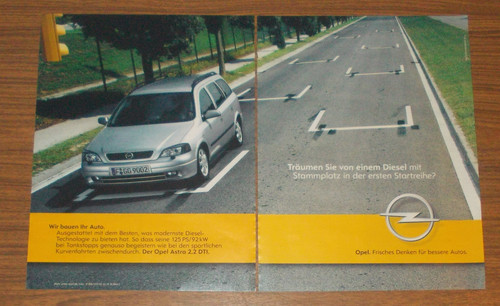 Seltene werbung opel - seltene,