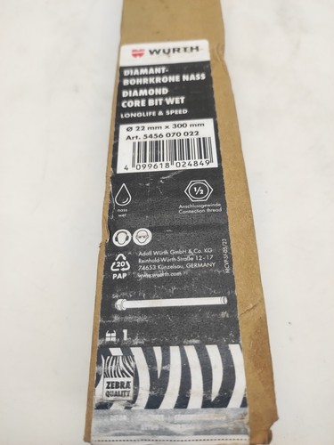 Würth diamant bohrkrone nass - diamant,