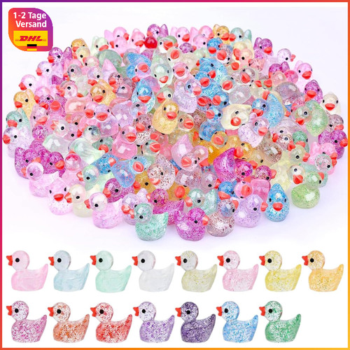 Mini enten figuren 100 - figuren, stück