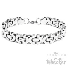 Edelstahl Herren Armband gold