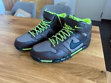 Nike Mogan Mid 2 OMS Model 535836 203 Braun/Neon Gelb Neuwertig GR. US 13 / 47,5