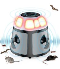 Mäuseabwehr Ultraschall Mäusevertreiber 360° Mäuseschreck Frequenz Bis zu 600m2