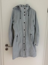 Jacke Mantel Regenmantel hell grau  Gr.40 Meru  Wasserabweisend