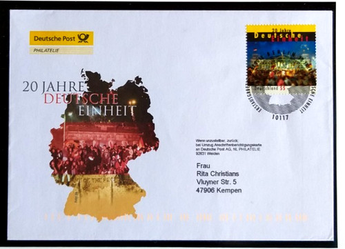 Brd 2010 fdc jahre - brd, 20