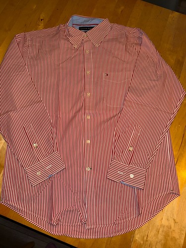 Tommy hilfiger hemd l rot - gr.,