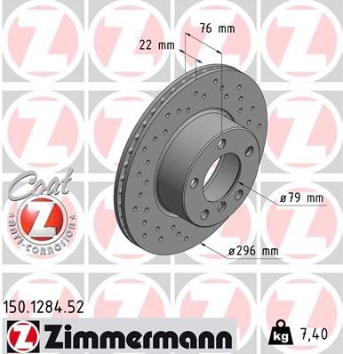 Zimmermann bremsscheibe - 2x,