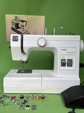Nähmaschine Pfaff Hobby 301 Näht Jeans Leder Mit Zubehör und Koffer Top ✅