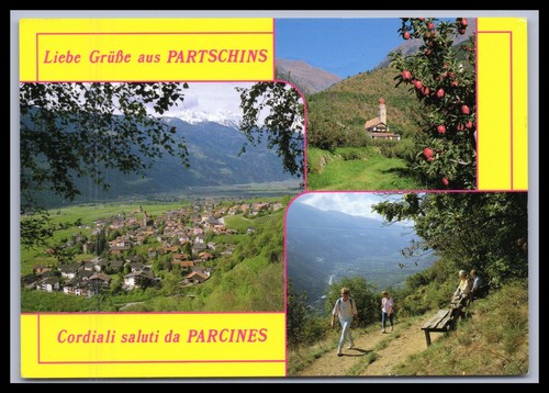 Ansichtskarte partschins - ansichtskarte,