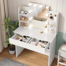 WOLTU Weißer Schminktisch