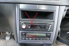 Golf 4 Bora Mittelkonsole Verkleidung um Radio 1j1858069G Dekor grau Türgriff