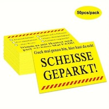 50x Falschparker Scheisse