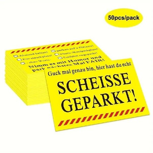 50x falschparker scheisse - 50x,