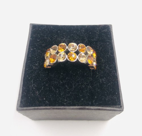 Fingerring mit orange gelben - mit,