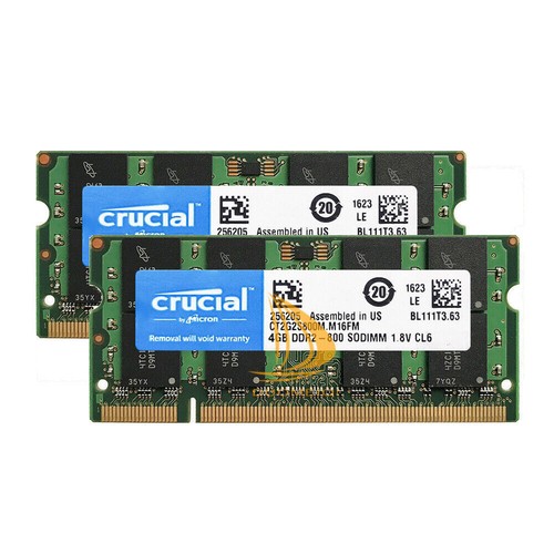 Crucial 8gb 4gb 2gb - 8gb, 2rx8