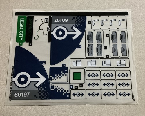 Lego original aufkleber 60197 - lego,