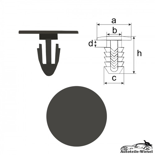 Motohaube dämmmatte clip - motohaube,