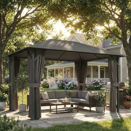 Outsunny pavillon 4x3m - pavillon, ca.