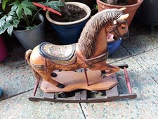 Holzpferd Deko Zum Ziehen Oder Wippen