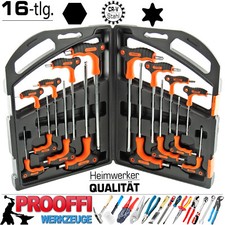 16-tlg T-Griff Winkel