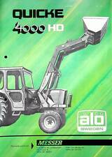 240458) Quicke 4000 HD Frontlader Prospekt 197?