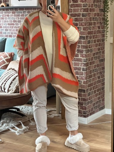 Italy mode poncho überwurf - italy,