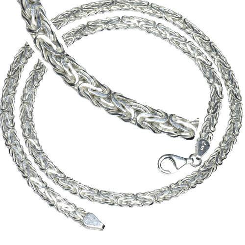 925 silber königskette flach - 925,