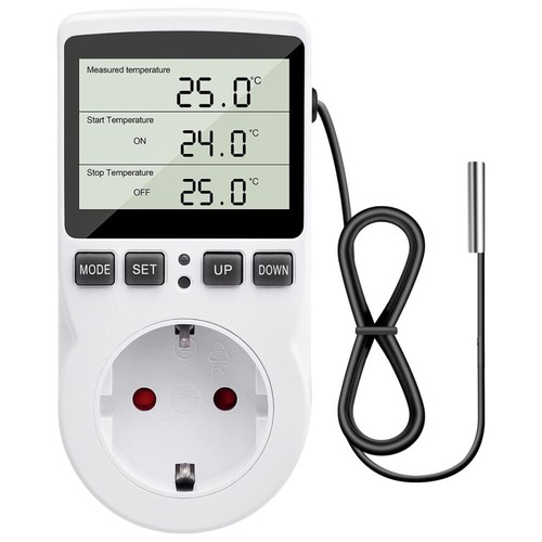 Digital led temperaturregler - digital,