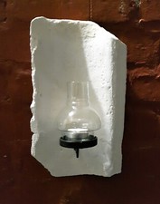 Wandteelichthalter Wandkerzenhalter Dachziegel historisch schüttelpann Teelicht