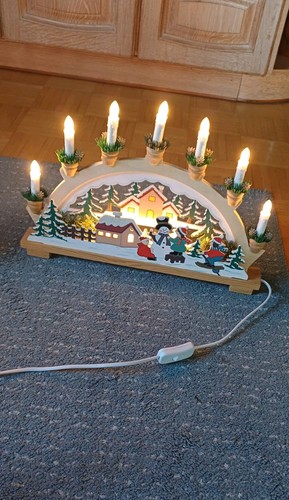 Schwibbogen lichterbogen holz - schwibbogen,