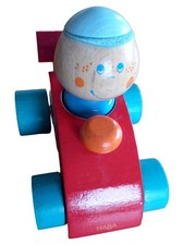 HABA Rennfahrer Spielzeugauto Holz Rot