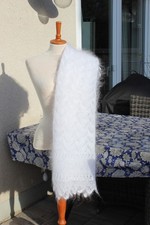 Gestrickter Ziegenflaum Schal