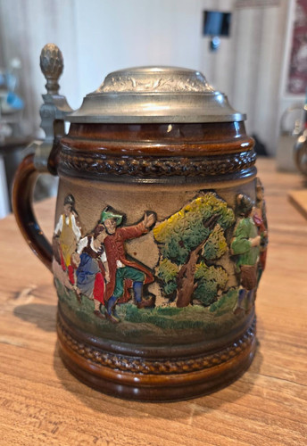 Handgemalt bierkrug mit - bierkrug,