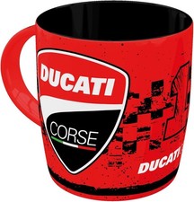 Nostalgic-Art - Kaffeebecher Kaffeepott Teetasse Keramik - Ducati Corse - Logo R