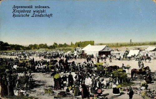 Russische landschaft - ak,
