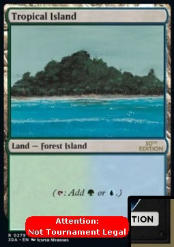 Magic mtg tropical island - magic/mtg,