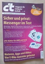 C´t CT Magazin 09/17.04.2025, Sicher und privat: Messenger im Test  und anderes.