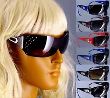 Jyla Damen Sonnenbrille Straß Glitzer Brillen Designerbrille Monoglas 0069