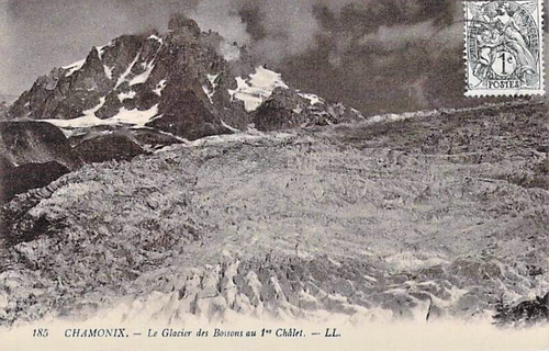 Chamonix glazcier des - le,