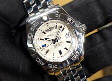 BREITLING 32 mm Galactic Cockpit LADY QUARZ BOX Stahlband A71356 Damenuhr Pilot