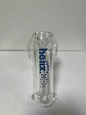 Helix Bubbler Glaspfeife Blue