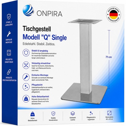 Edelstahl single - edelstahl,