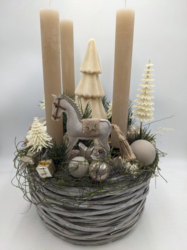 Adventskranz kugel - adventskranz,